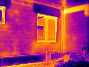 Mostki termiczne widoczne w kamerze termowizyjnej